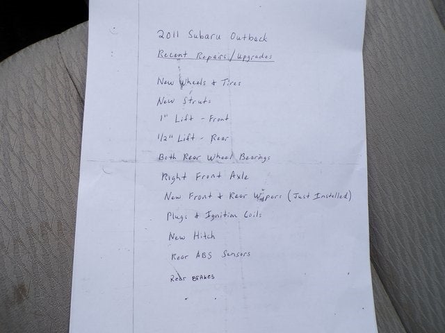 2011 Subaru Outback 3.6R Premium