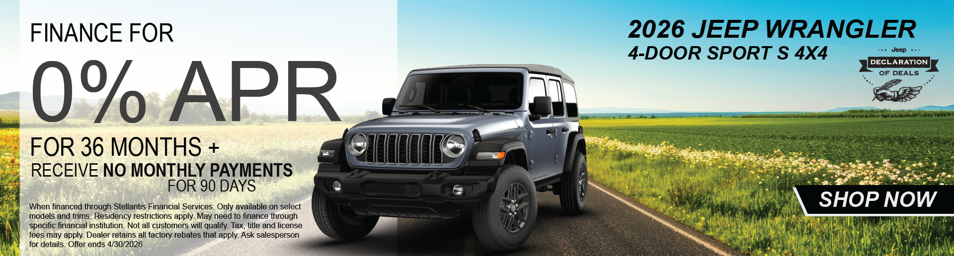 2026 Jeep Wrangler Sport S 