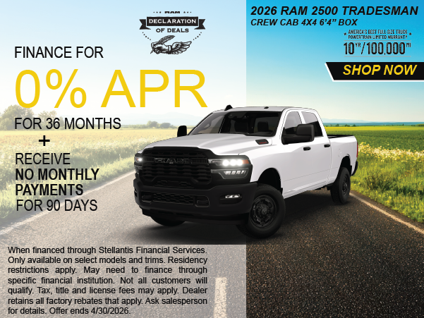 2026 Ram 2500 Tradesman