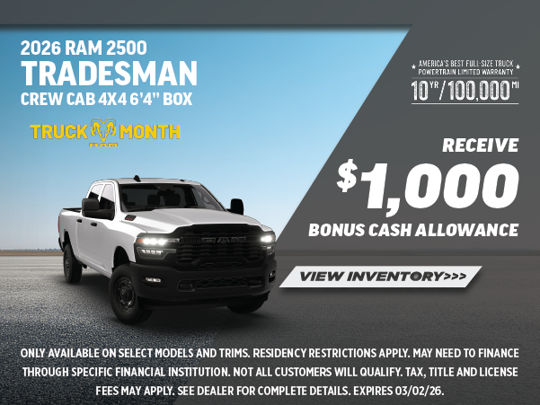 2026 Ram 2500