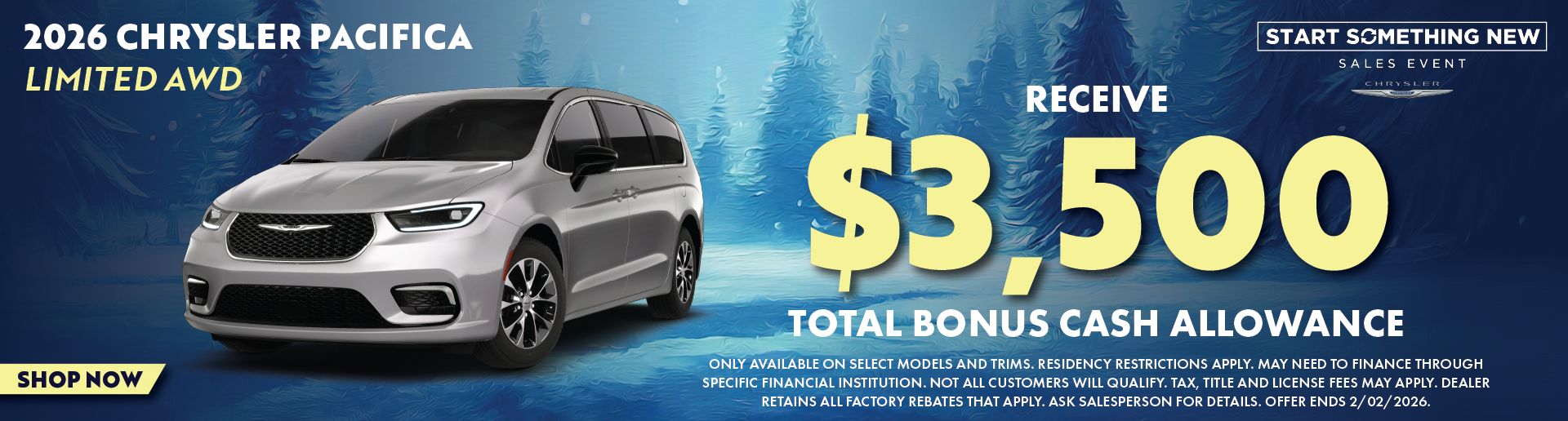 2026 Chrysler Pacifica