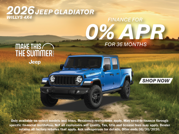 2026 Jeep Gladiator Willys