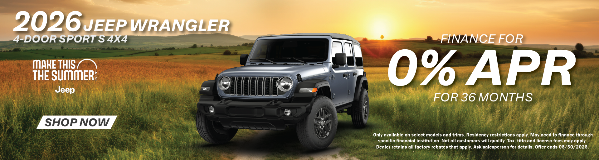 2026 Jeep Wrangler Sport S 