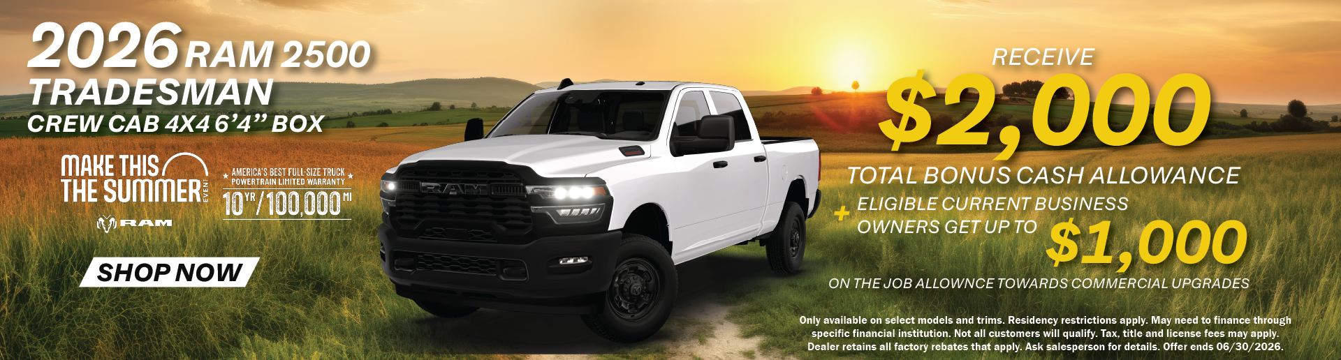 2026 Ram 2500 Tradesman