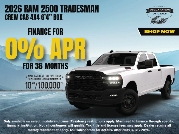 2026 Ram 2500 Tradesman