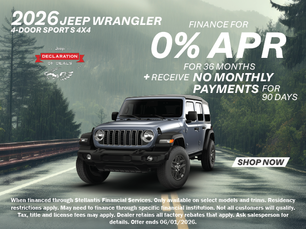 2026 Jeep Wrangler Sport S 