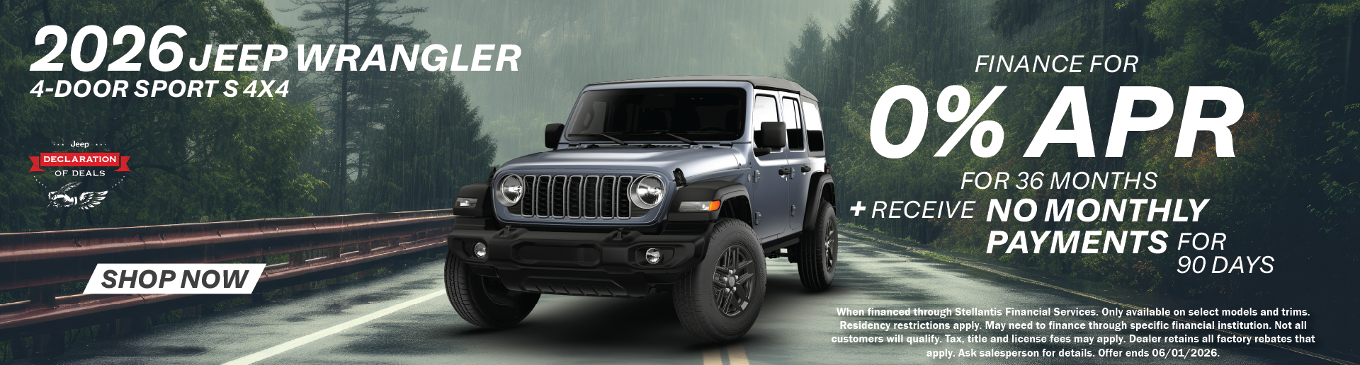 2026 Jeep Wrangler Sport S 