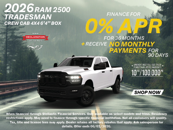 2026 Ram 2500 Tradesman